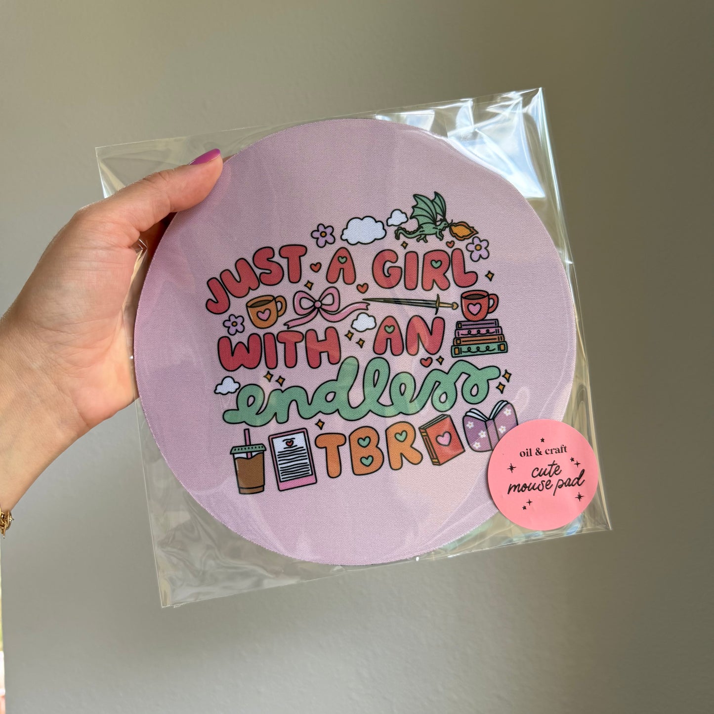Just A Girl Mouse Pad