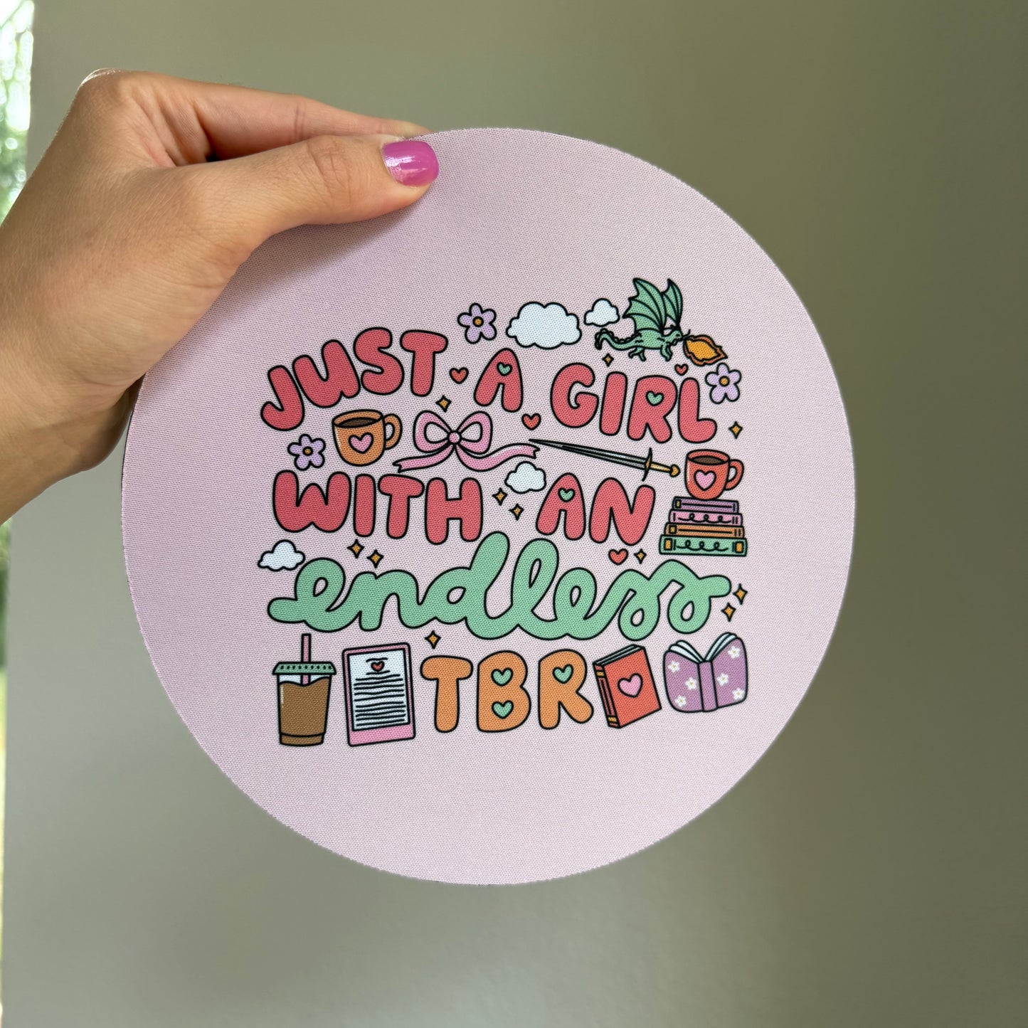 Just A Girl Mouse Pad