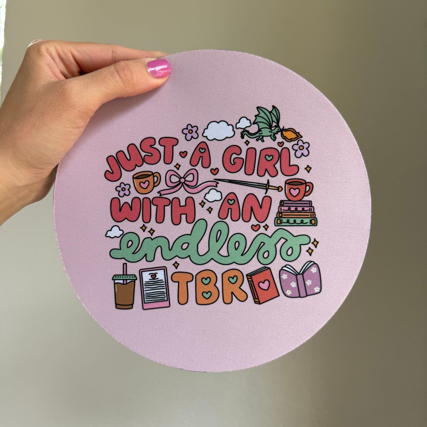 Just A Girl Mouse Pad