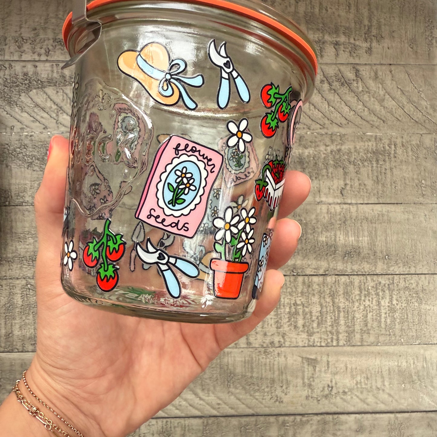 Strawberries & Gardening Weck Jar