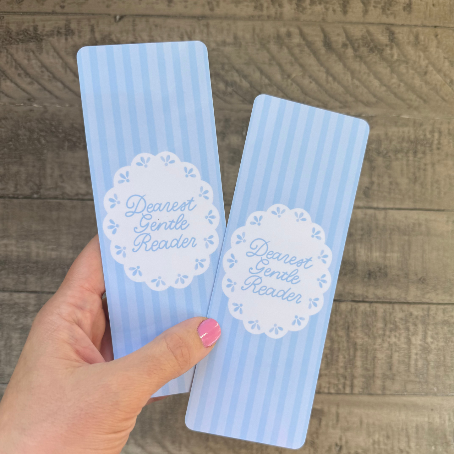 Gentle Reader Laminated Bookmark