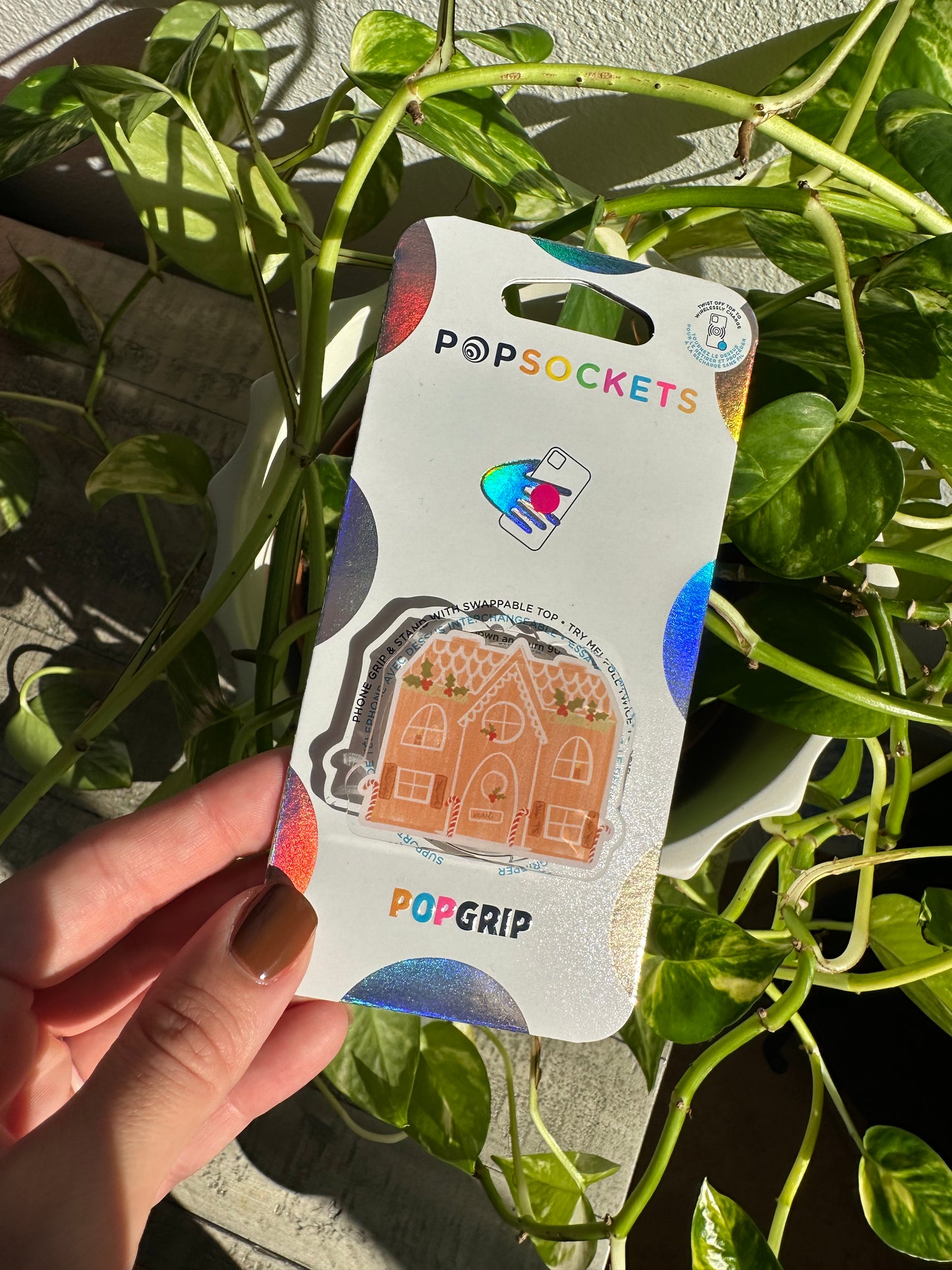 Gingerbread House phone or E-Reader Pop Socket