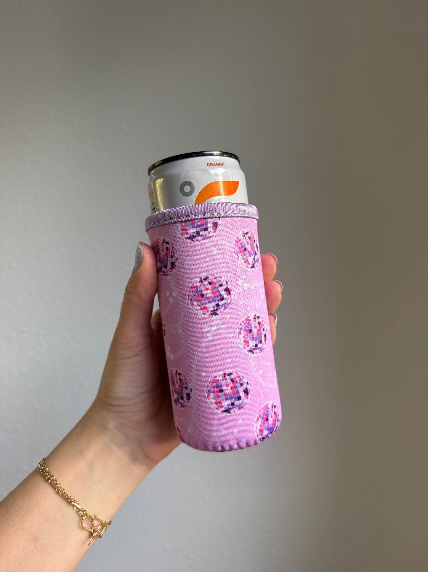 Disco Ball 12 oz can Sleeve