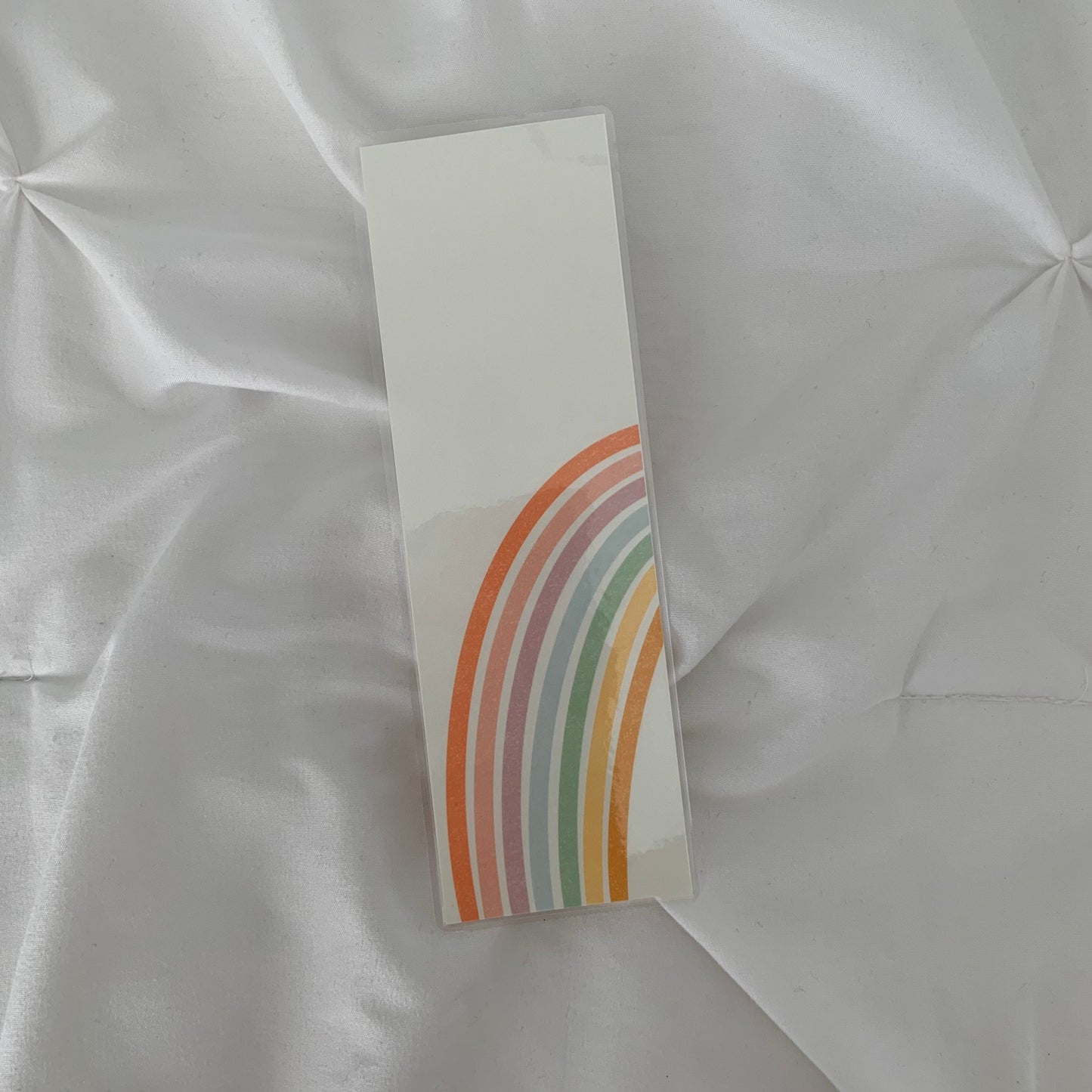 Laminated Bookmarks on photo quality cardstock original art choose floral, rainbow, or stars, or all 3