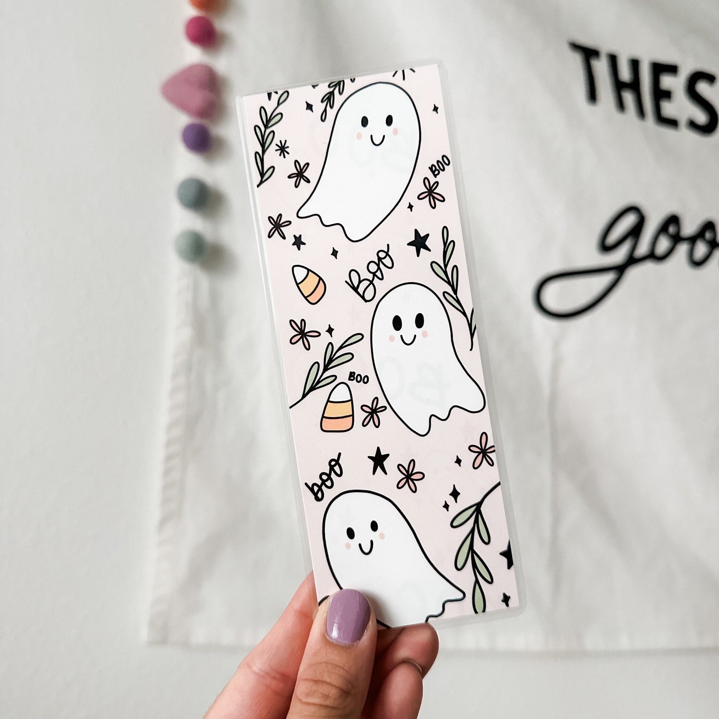 Laminated Bookmarks on photo quality cardstock original art halloween themed