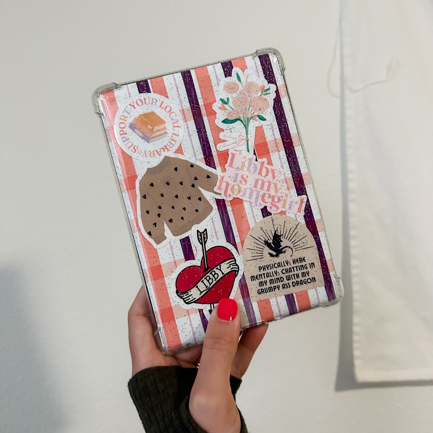 Libby heart tattoo waterproof sticker