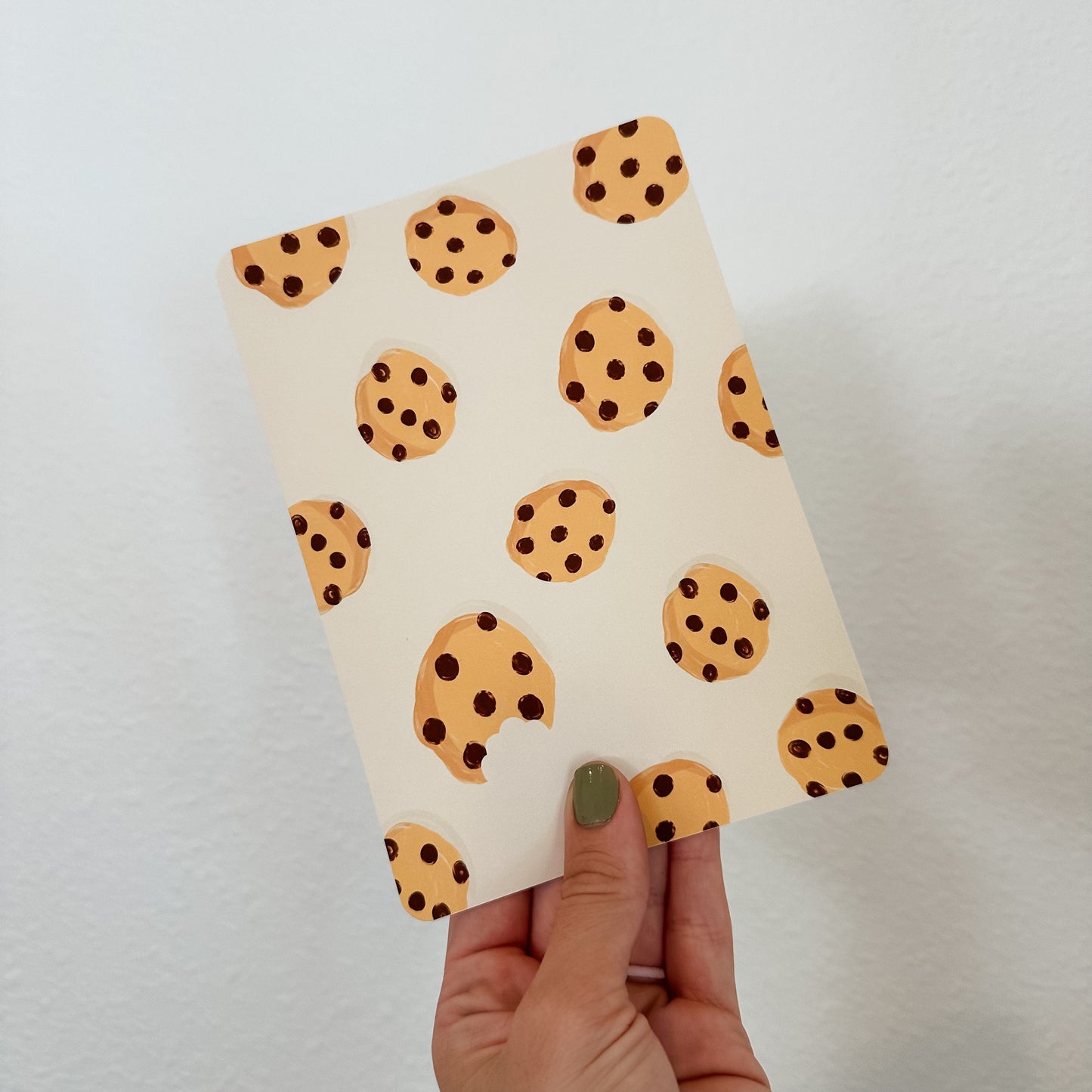 Original Art Cardstock insert- Cookies - for clear e-reader case fits kindle paperwhite 11th or 10th gen- case not included