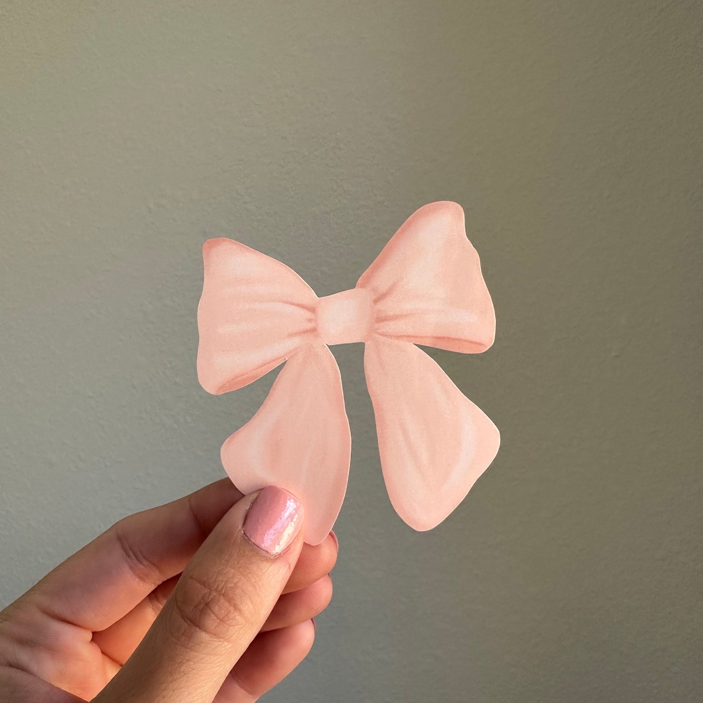 Watercolor Bow waterproof sticker