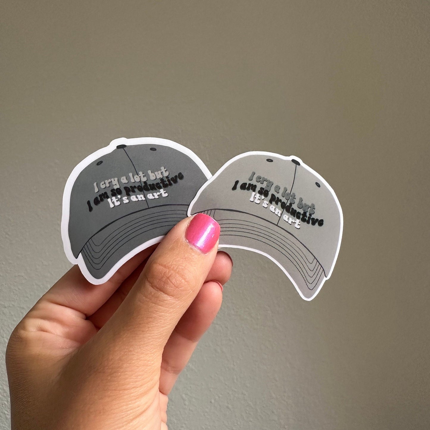 TTPD I cry a lot hat waterproof sticker