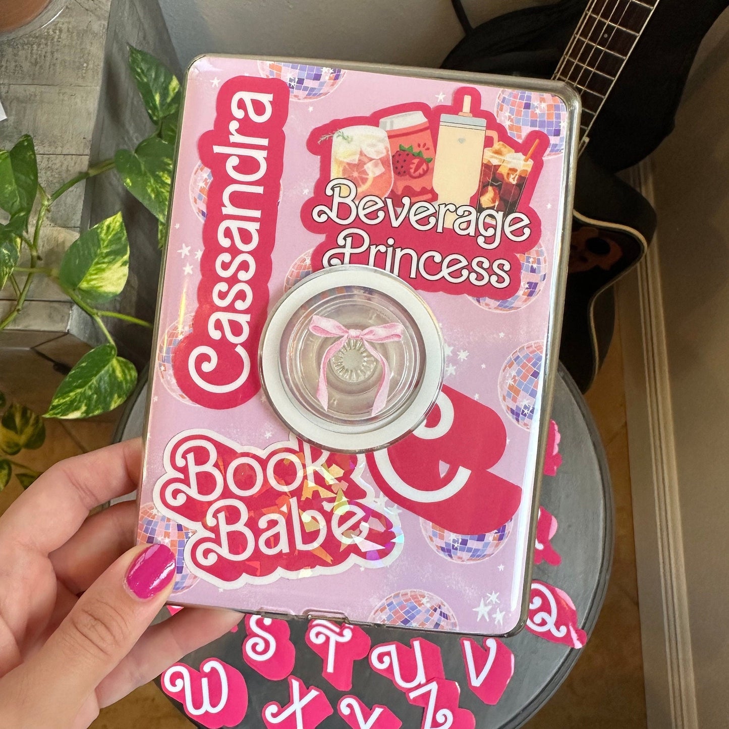 Beverage princess waterproof sticker