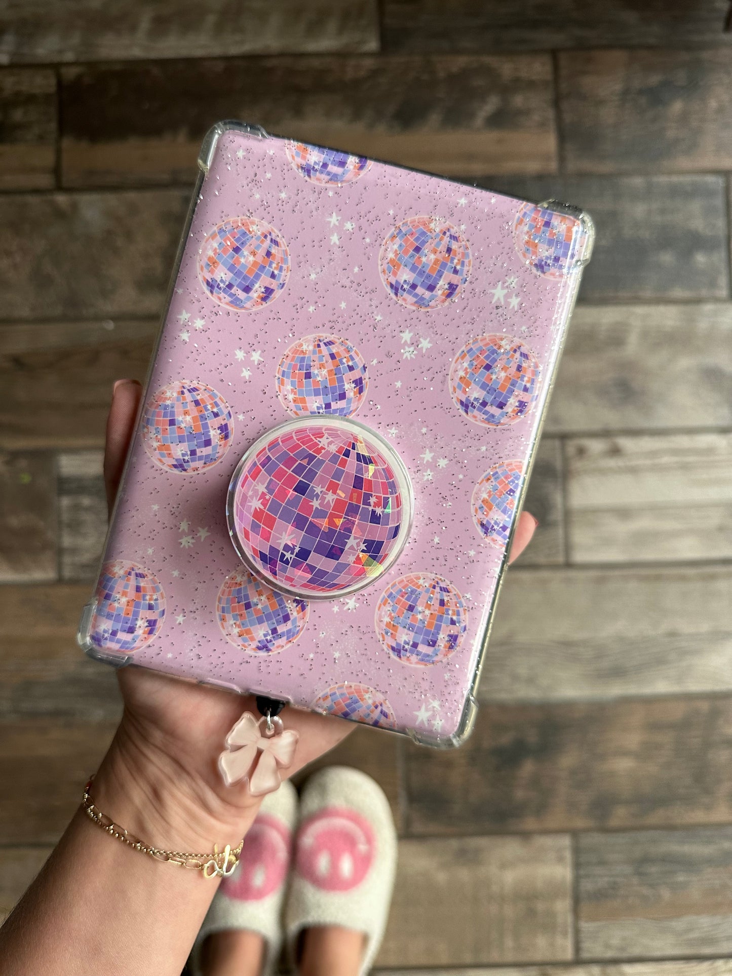 Disco Ball hand drawn design Phone or E-Reader Pop Socket