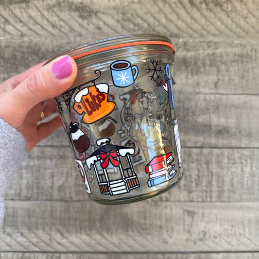 Winter Festival Stars Hollow Weck Jar
