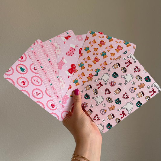 Pink Winter Kindle Inserts