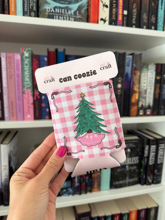 Christmas Tree Hand Drawn 12 oz Can cozy