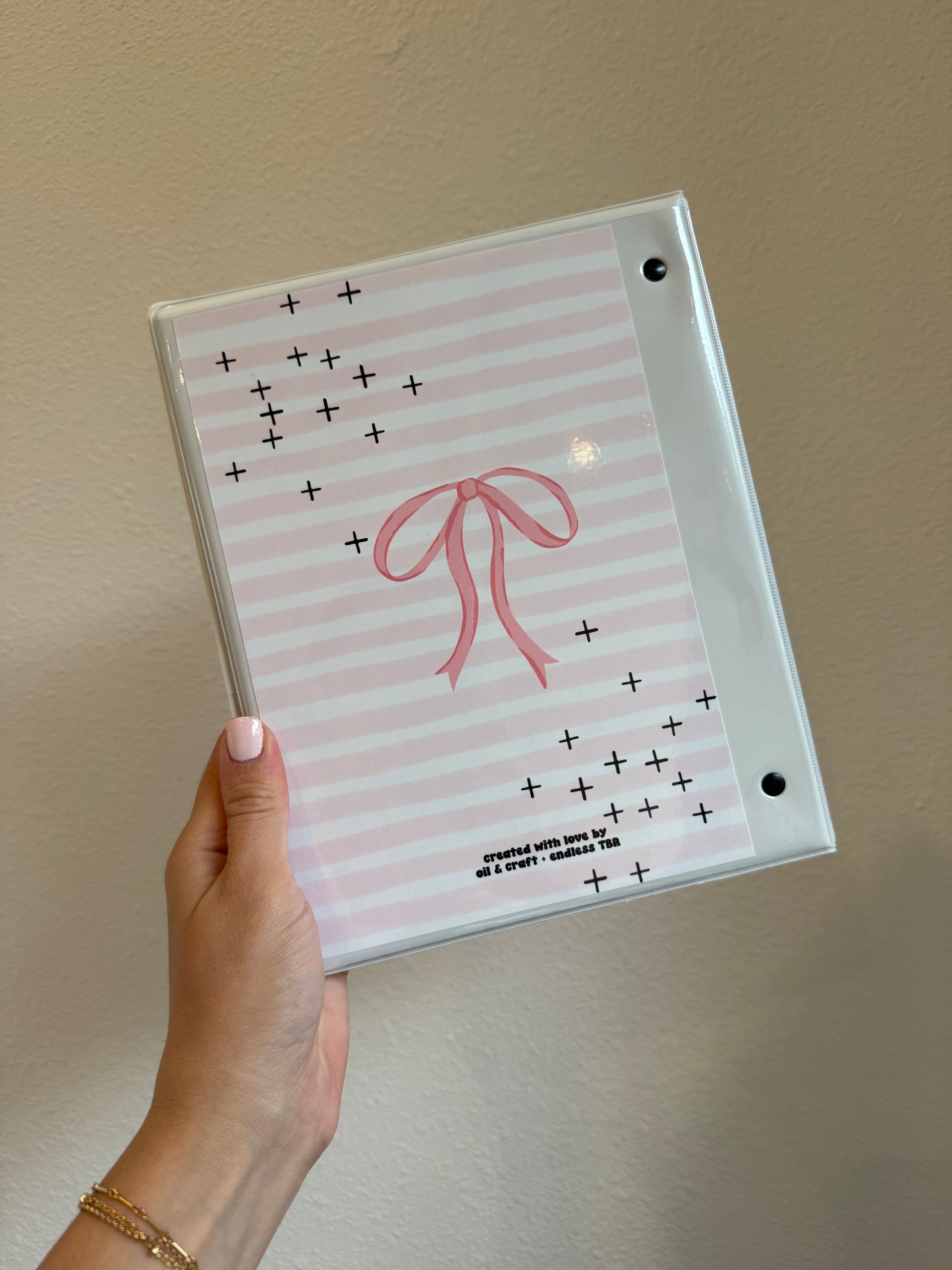 Kindle Decor Organizing Binder
