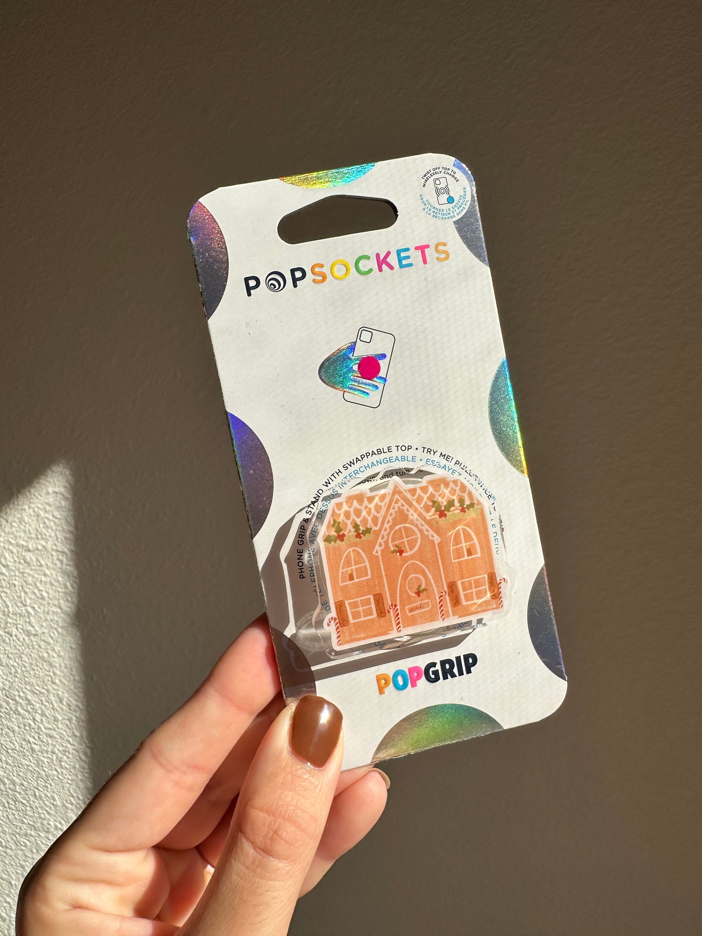 Gingerbread House phone or E-Reader Pop Socket