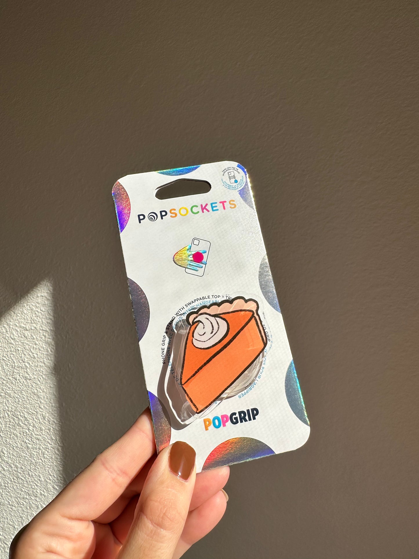 Pumpkin Pie Phone or E-Reader Pop Socket