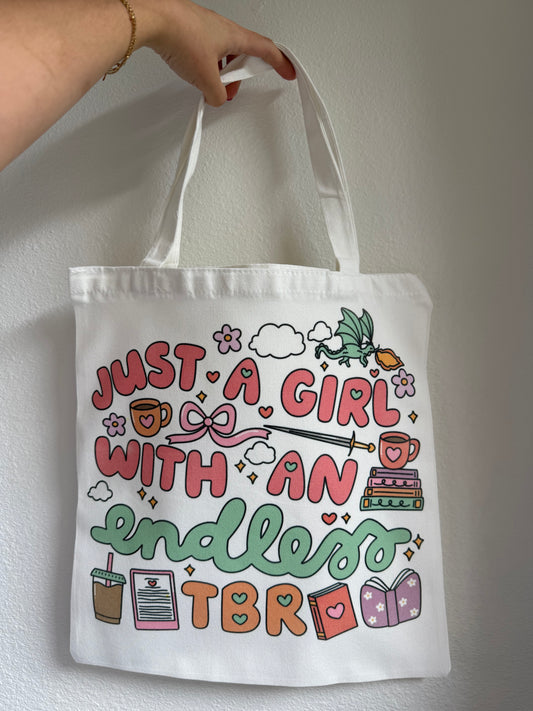 Just A Girl Tote Bag