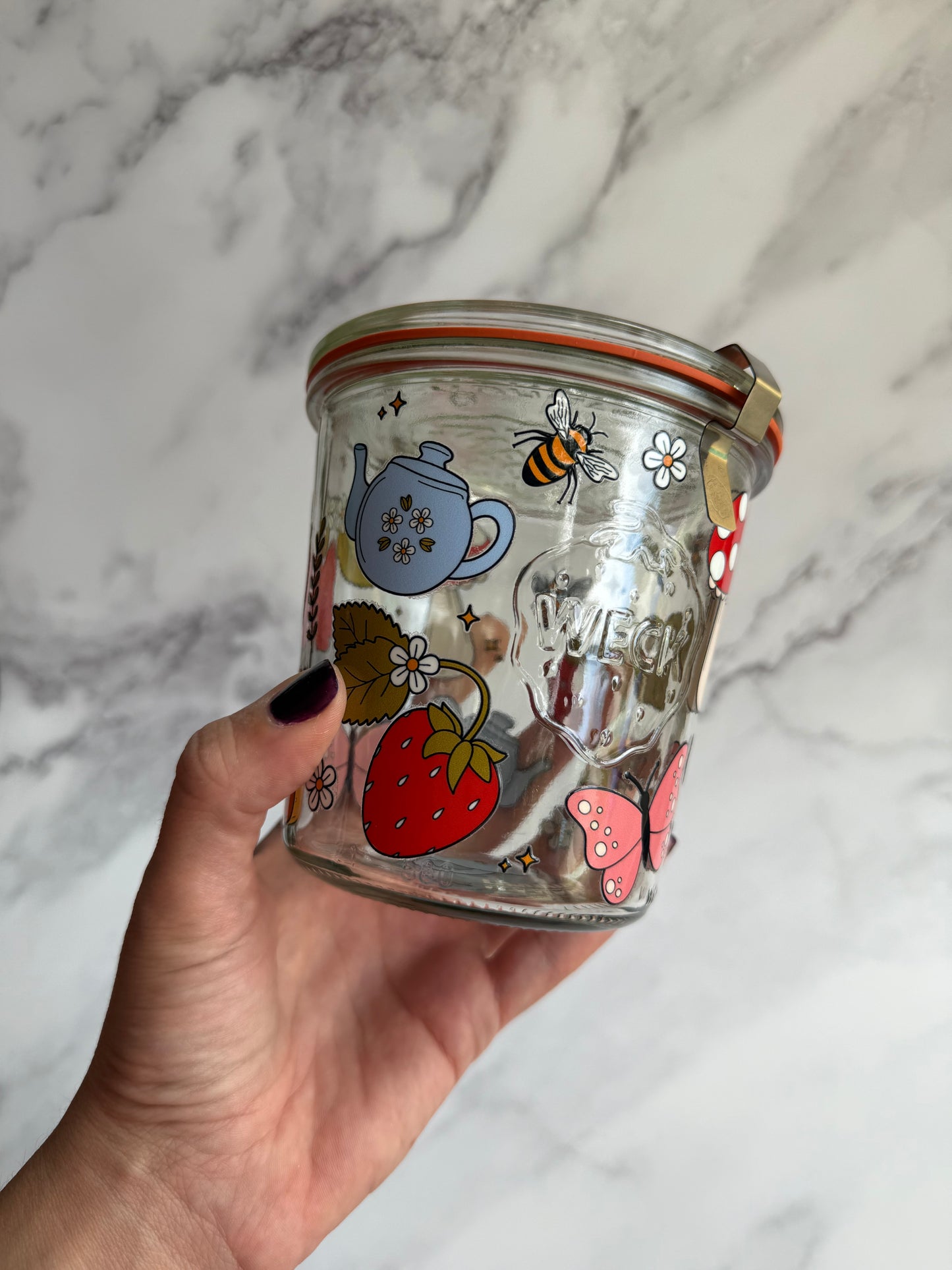 Toadstool Forest Weck Jar