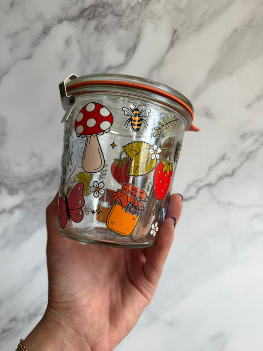 Toadstool Forest Weck Jar