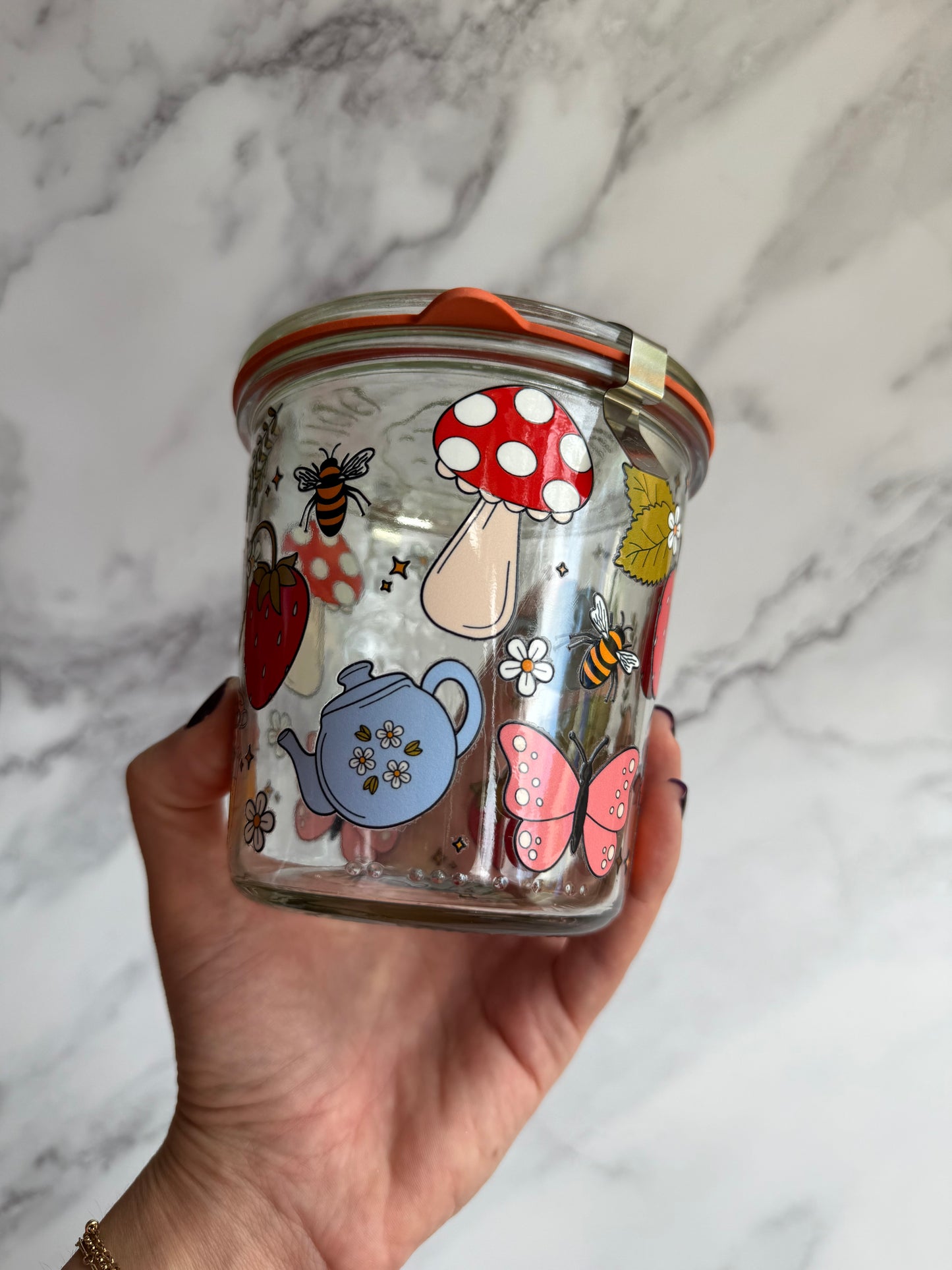 Toadstool Forest Weck Jar
