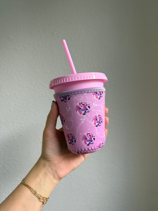 Disco Ball Coffee Cozy