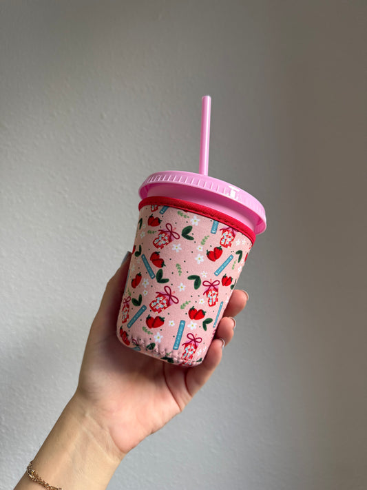 Strawberry Coffee Cozy