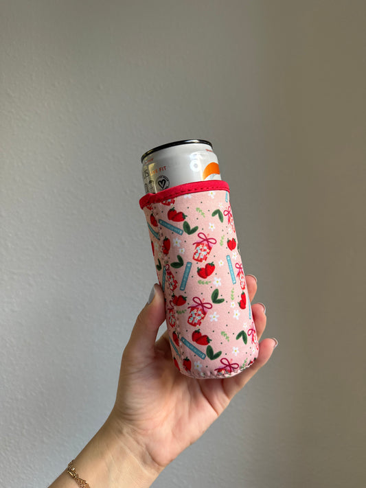 Strawberry 12 oz can Sleeve