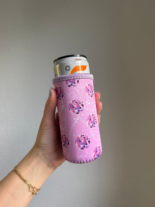 Disco Ball 12 oz can Sleeve