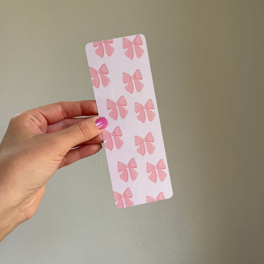 Bow Laminated Bookmark