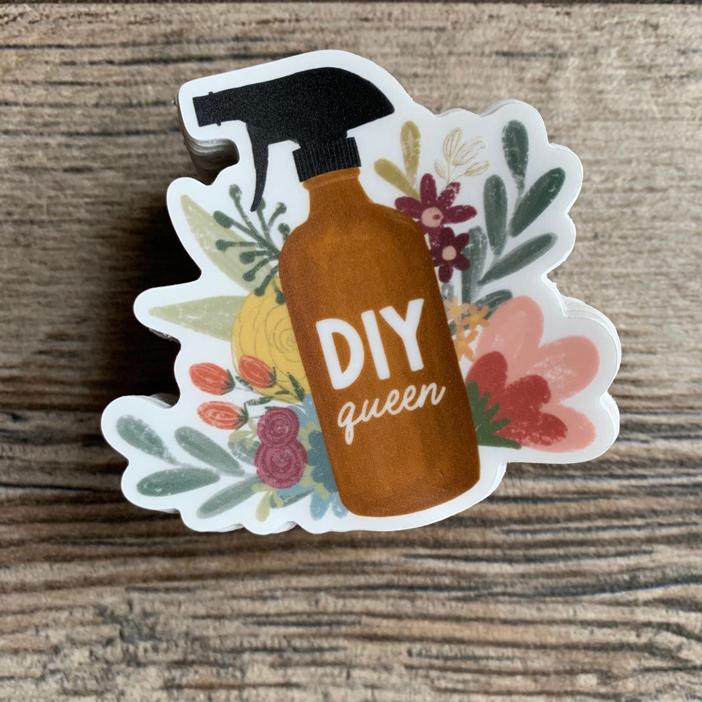 DIY queen waterproof sticker CLEAR BACK