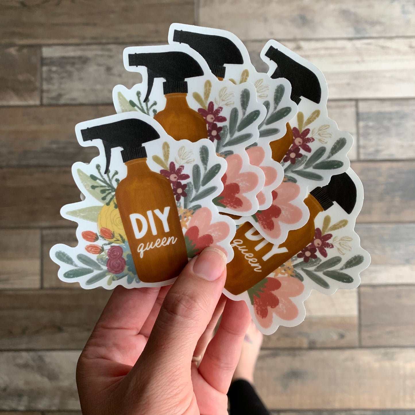 DIY queen waterproof sticker CLEAR BACK