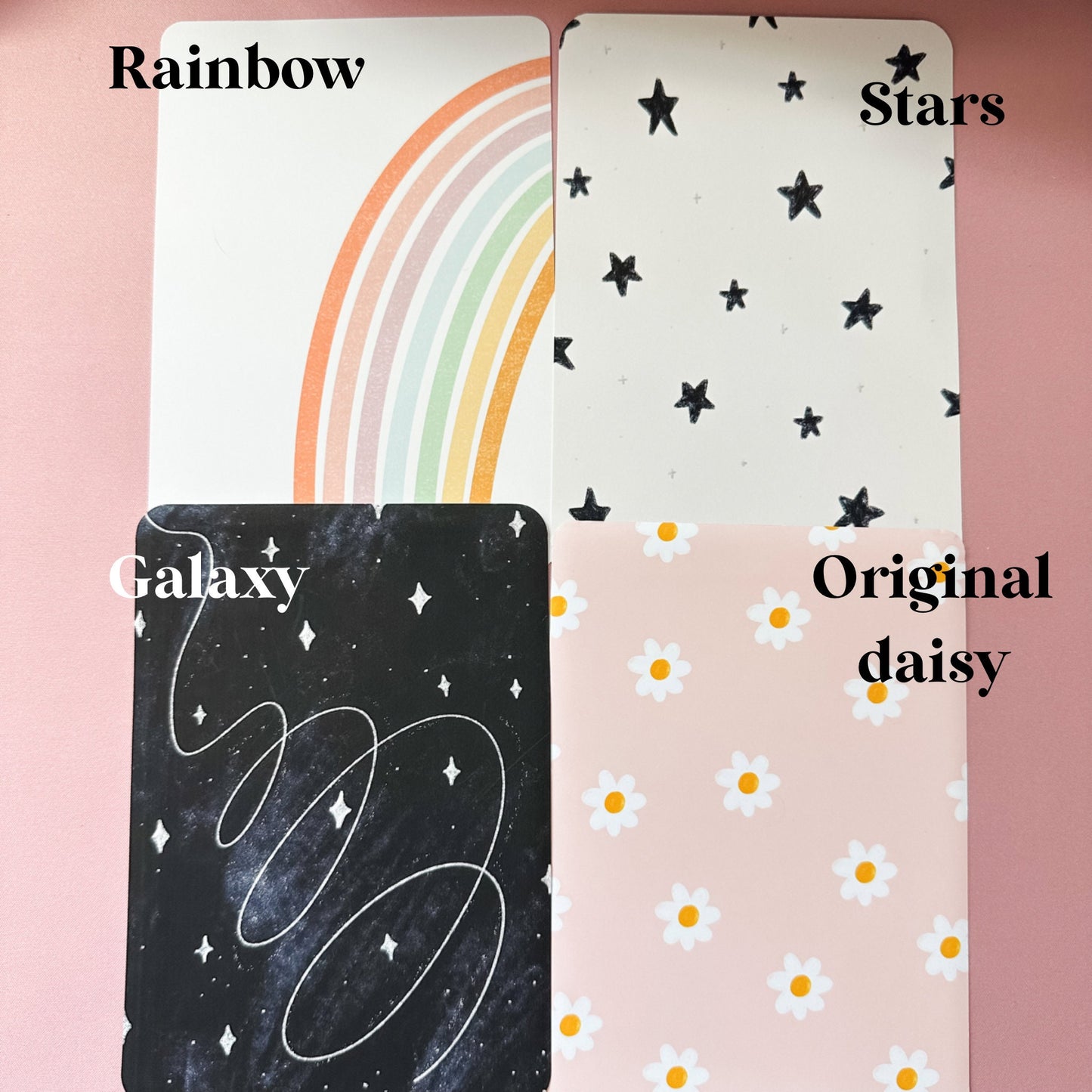 Original Art Cardstock insert for OASIS clear e-reader case fits kindle Oasis case not included