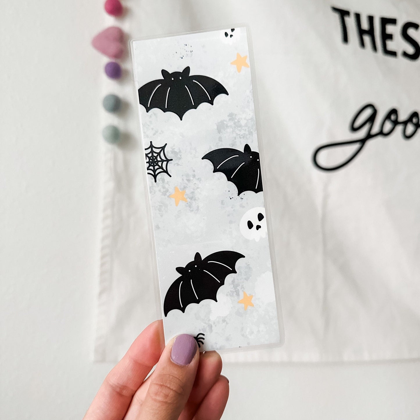 Laminated Bookmarks on photo quality cardstock original art halloween themed