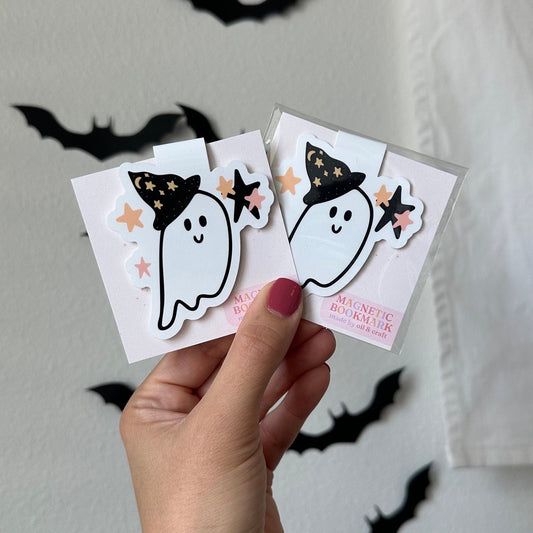 Ghostie magnetic bookmark